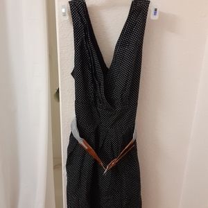 Black and White Polka Dot Dress